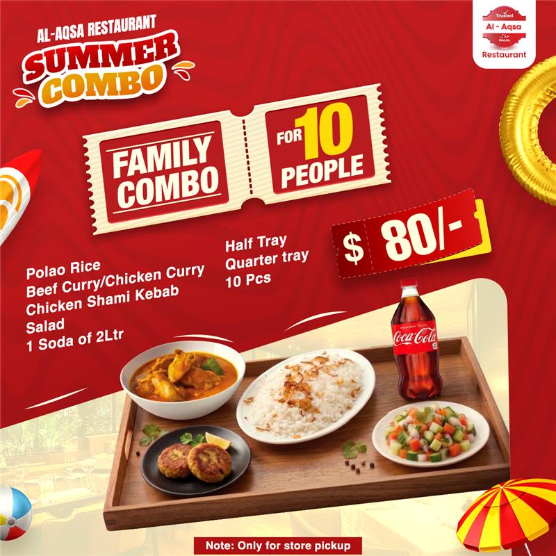02. Family Combo for 10 People Family Combo for 10 People