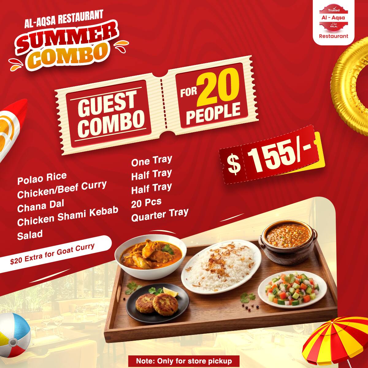 02. Guest Combo for 20 People 02. Guest Combo for 20 People